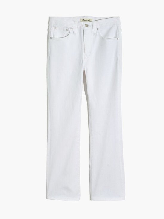 Madewell Denim - NWT Madewell Cali Demi-Boot Jeans Pure White Magic Pockets Size 25